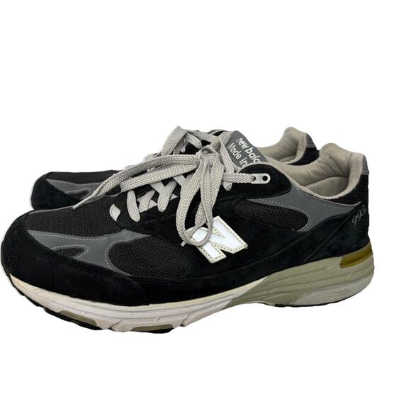 New Balance Other - New Balance 993 Mens Size 12.5 (4E) Shoes Black / Gray Suede Made in USA